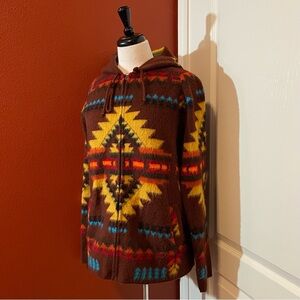 Aly‎ Marka Women’s Tejidos Ecuadorian Wool Southwestern Western Full Zip Jacket